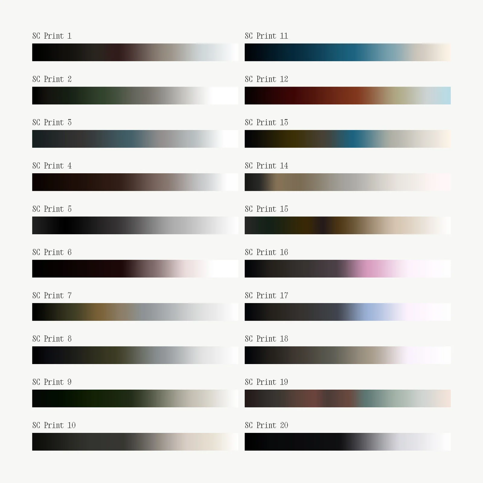 Utility Print Gradients example 3